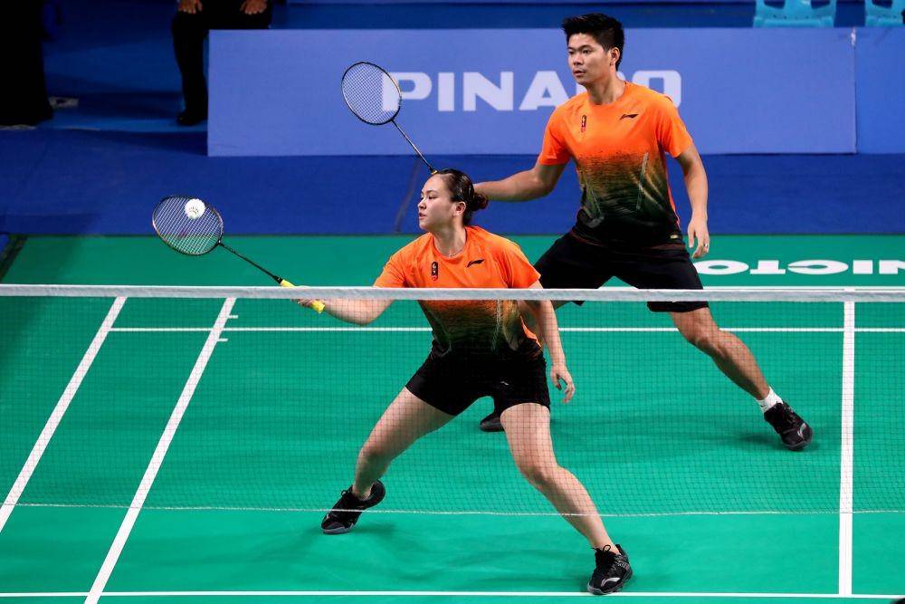 Praveen Jordan/Melati Daeva Oktavianti melaju mulus ke babak semifinal SEA Games 2019. (IDN Times/PBSI)