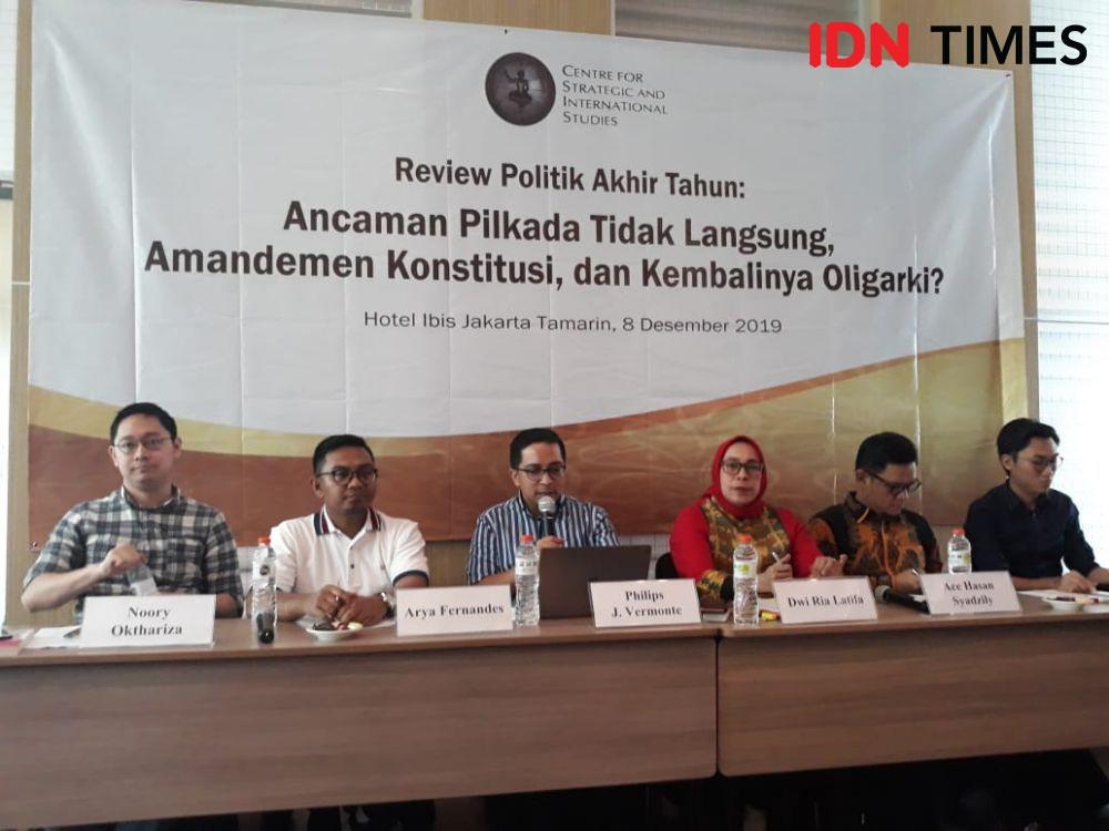 CSIS: Biaya Pilkada Tetap Tinggi Selama Masih Ada Mahar Politik