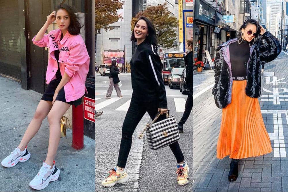 10 Ide Outfit Street Style ala Ririn Ekawati, Classy & Kece Banget!