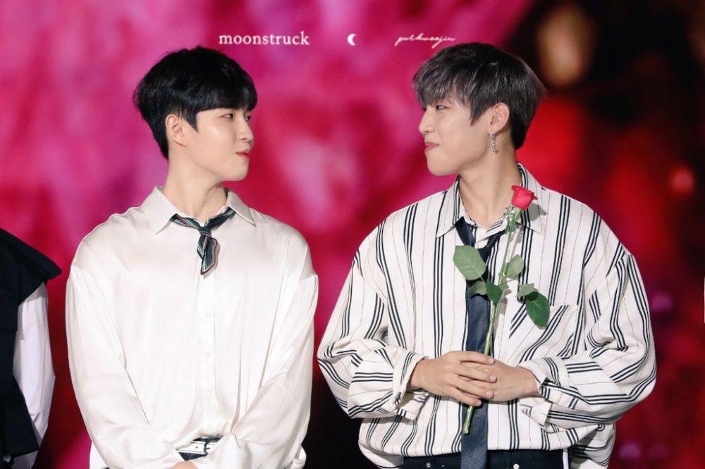 Rilis Lagu Duet, 11 Potret Bromance ala Woojin AB6IX dan Kim Jaehwan