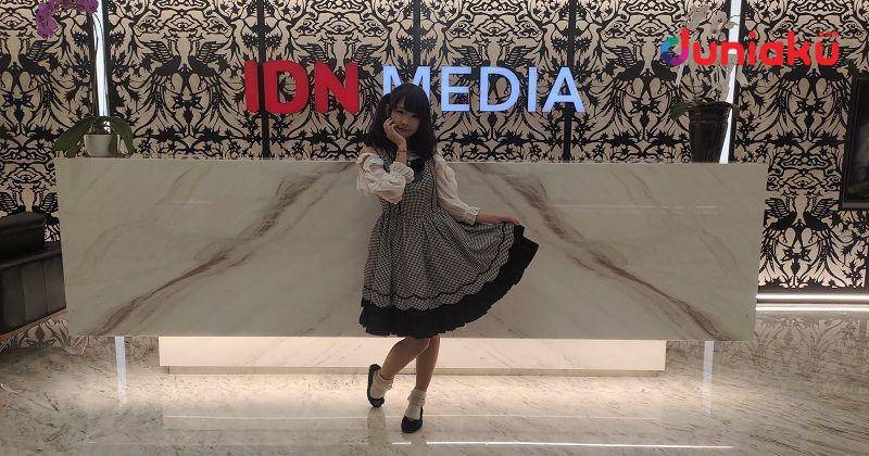 Kunjungan media dari EXGCon bersama Ola Aphrodite ke IDN Media. duniaku.com/Adhitya Daniel