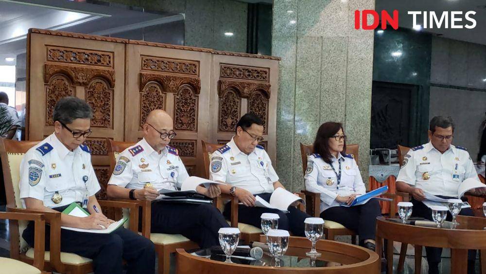Press background persiapan Natal dan Tahun Baru Kementerian Perhubungan (IDN Times/Hana Adi Perdana)