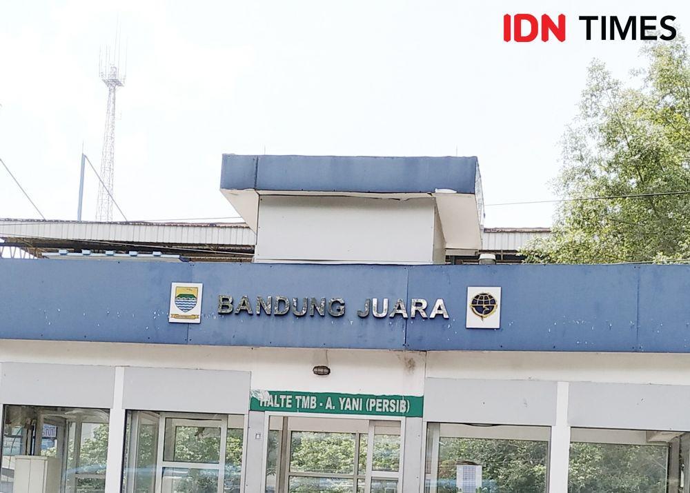 [FOTO] Terbengkalai! Halte Bandung Juara yang Kini Sudah Tak Juara