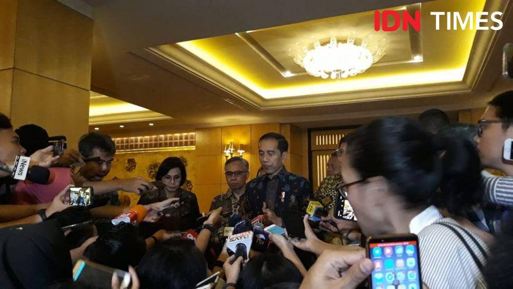 Presiden Jokowi memberikan keterangan pers. (IDN Times/Indiana Malia)