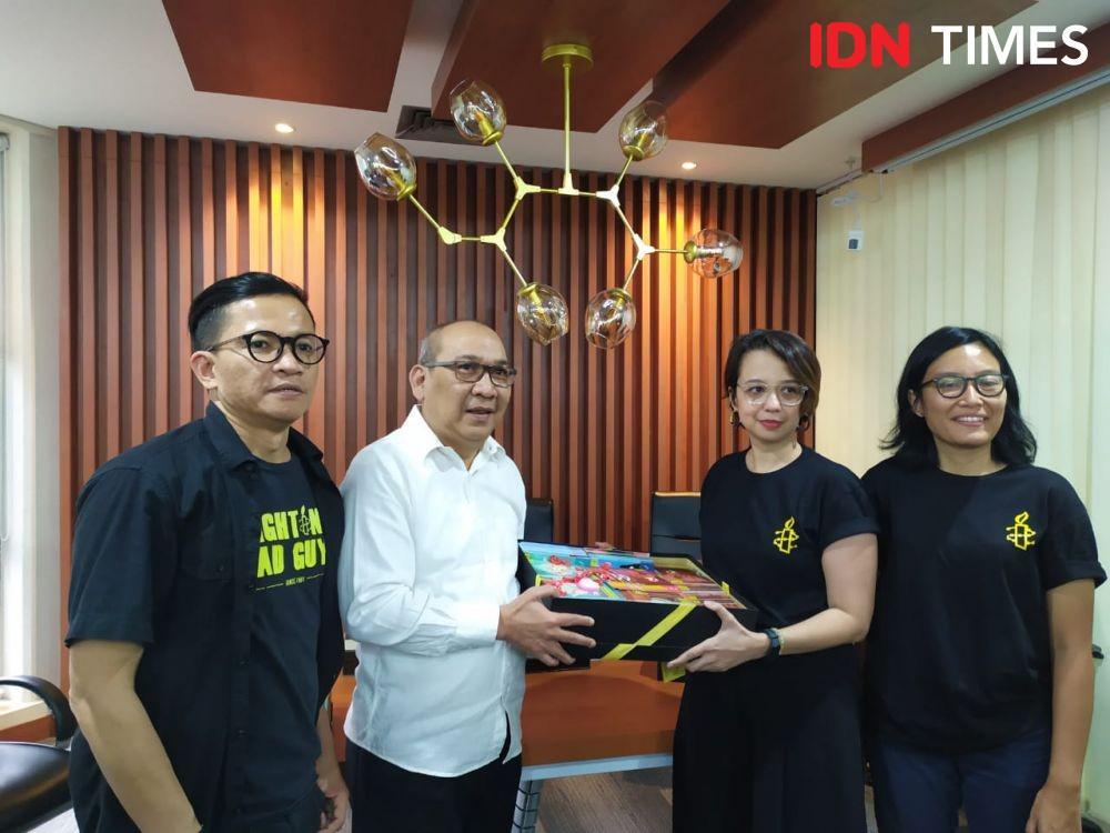 Amnesty International Serahkan 5.000 Surat Pesan Perubahan ke Setkab