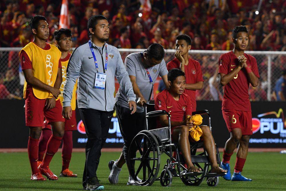 Timnas U-22 Indonesia meraih medali perak setelah kalah 0-3 dari Vietnam pada Selasa (10/12). ANTARA FOTO/Sigid Kurniawan/ama