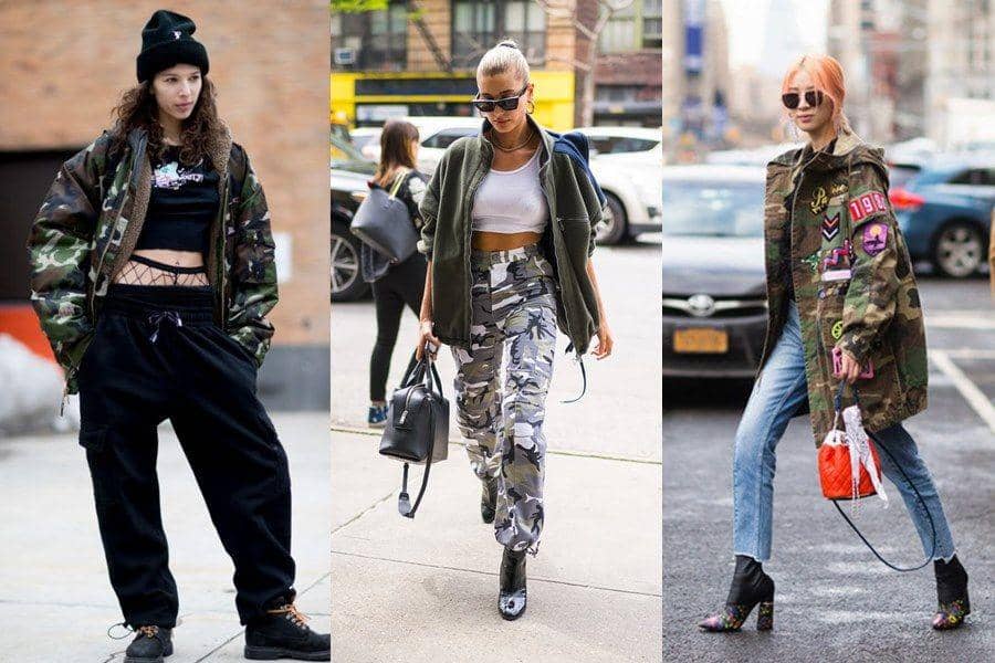 10 Ide Padu Padan Camo Print Bergaya Street Style, Swag Abis!
