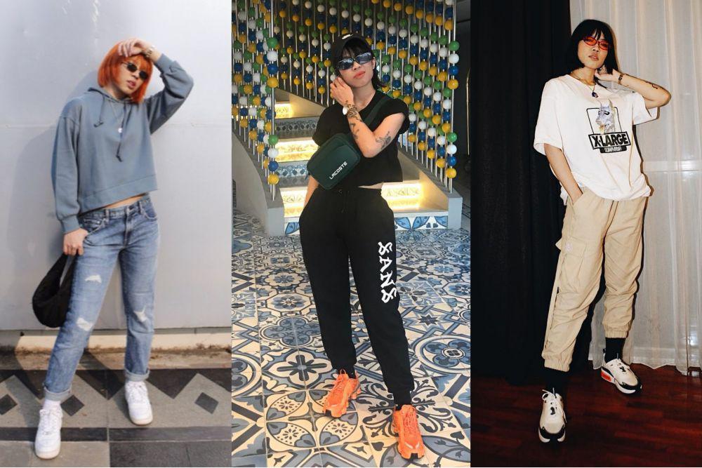10 Ide Mix and Match Outfit Tomboi ala Rapper Ramengvrl, Cool & Edgy!