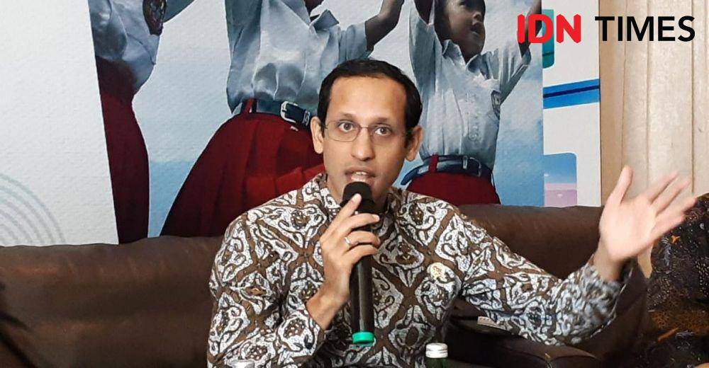 Mendikbud Nadiem Anwar Makarim di sela Rapat Koordinasi dengan Dinas Pendidikan se-Indonesia (IDN Times/Margith Juita Damanik)