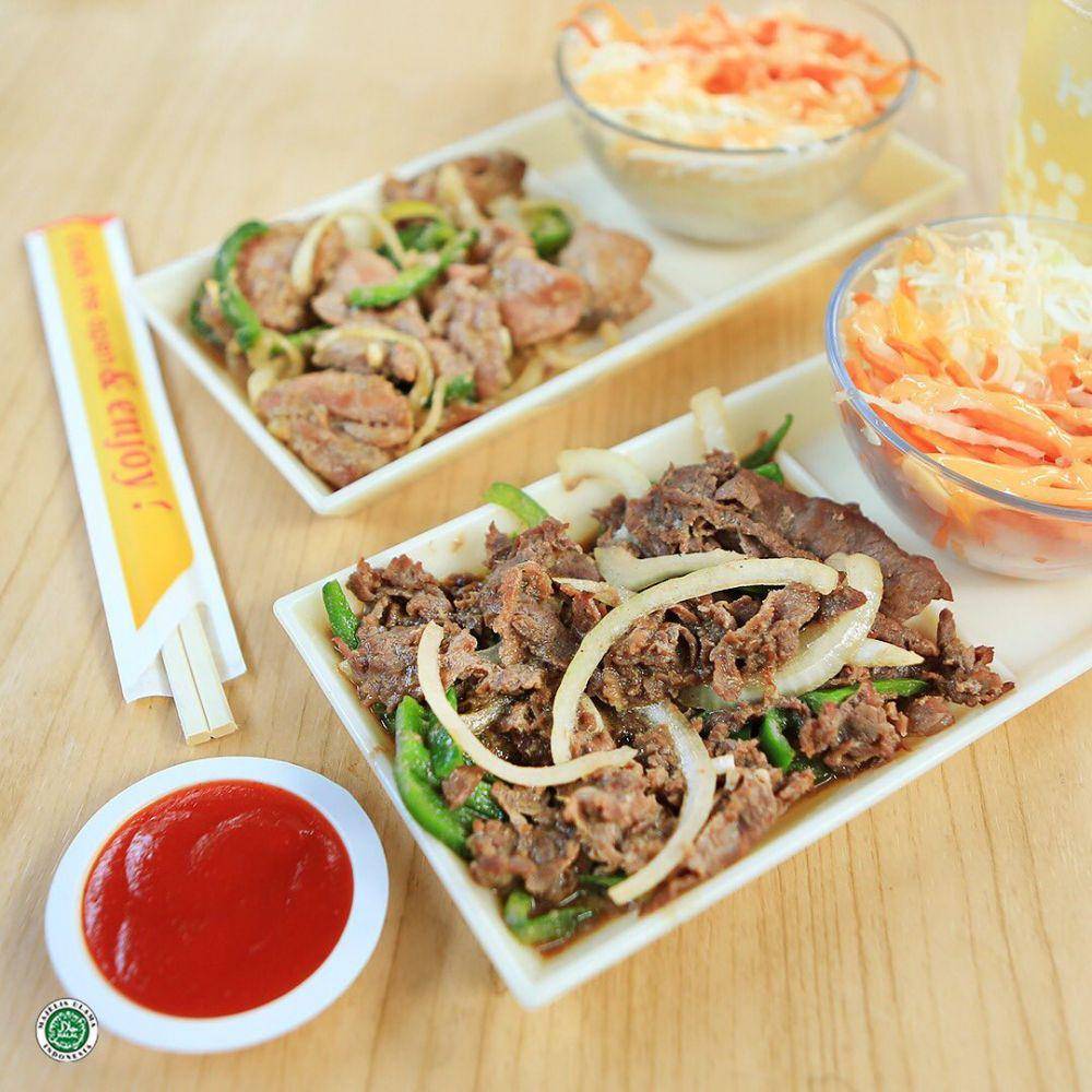 Ilustrasi beef yakiniku (instagram.com/hokben_id)