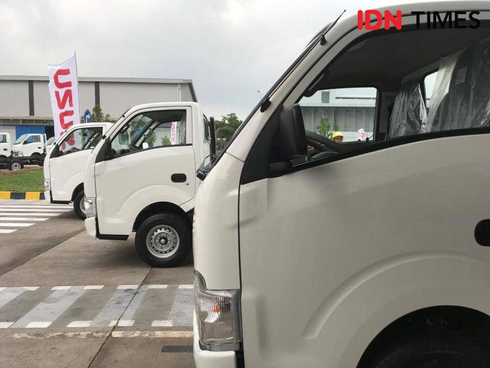 Pick Up Premium Isuzu Traga yang akan diekspor (IDN Times/Teatrika Handiko Putri)