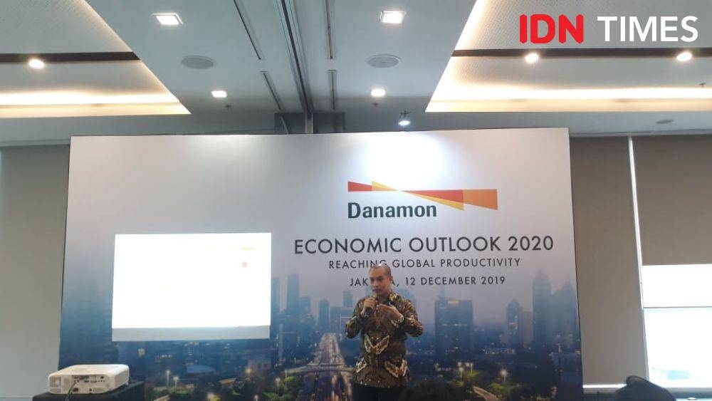 Media gathering Bank Danamon (IDN Times/Indiana Malia)