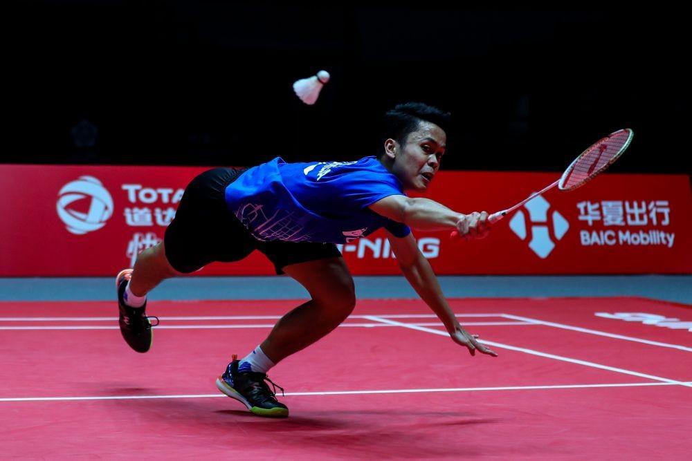 Kalah dari Kento Momota, Anthony Ginting Nirgelar di Tahun 2019