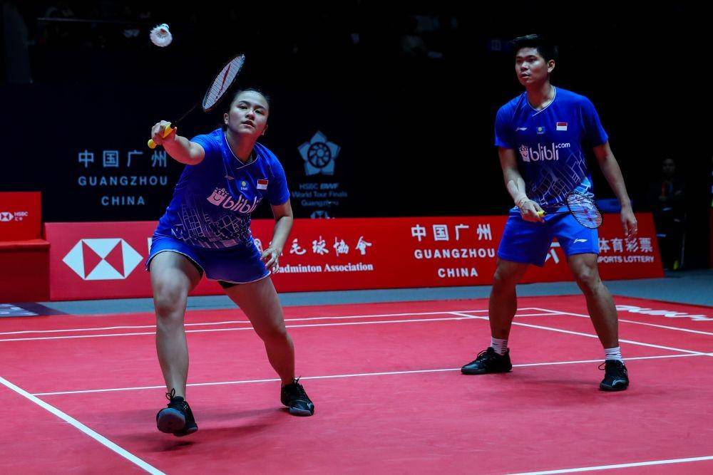 Praveen Jordan/Melati Daeva Oktavianti di BWF World Tour Final 2019 (IDN Times/PBSI)
