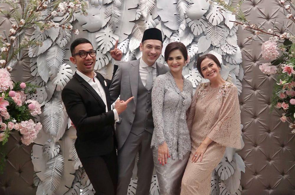 9 Detail Kebaya dan Makeup Cut Tari Saat Akad Nikah, Simpel nan Elegan