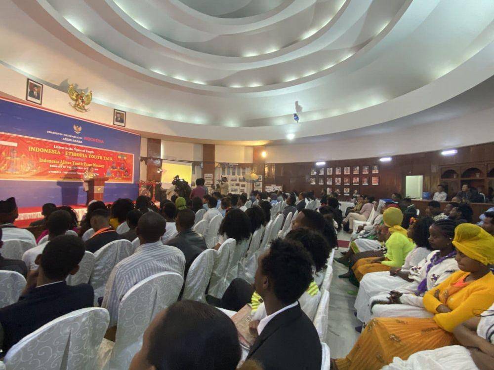 Forum pemuda bertajuk “Listen to the Voice of Youth: Indonesia and Ethiopia Youth Talk,” diselenggarakan Jumat sore, 13 Desember 2019 di KBRI Addis Ababa (IDN Times/Istimewa)