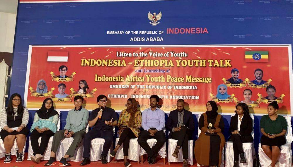 Forum pemuda bertajuk “Listen to the Voice of Youth: Indonesia and Ethiopia Youth Talk,” diselenggarakan Jumat sore, 13 Desember 2019 di KBRI Addis Ababa (IDN Times/Istimewa)