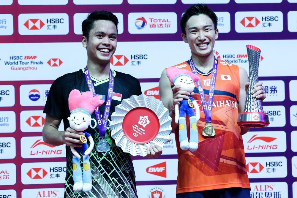 Usai BWF Finals 2019, Kento Momota Beri Pujian bagi Anthony Ginting