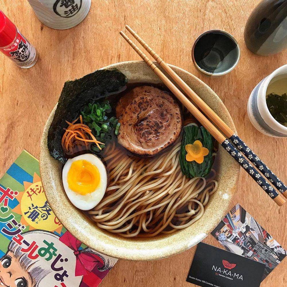 Ilustrasi shoyu ramen (instagram.com/nakamaramencorner)