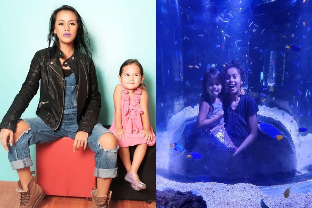 10 Potret Kedekatan Lia Waode dan Putrinya, Gemes Banget!
