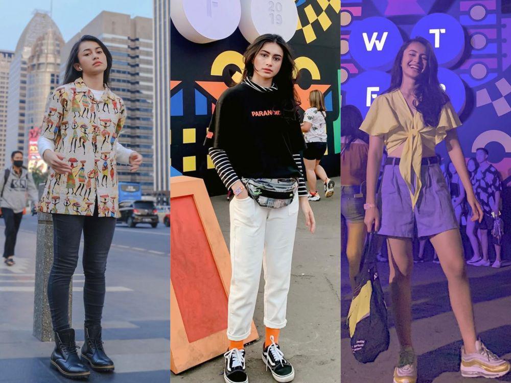 10 Ide Fashion ala Ratu Ambyar Sintya Marisca, Cocok Buat si Tomboi