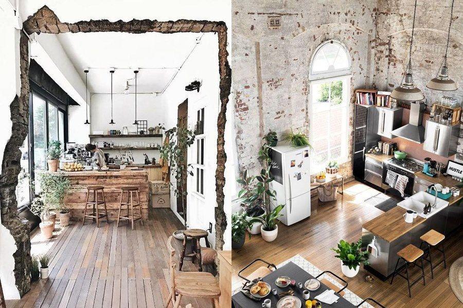 10 Inspirasi Rumah Industrial dengan Menerapkan Material Ekspos
