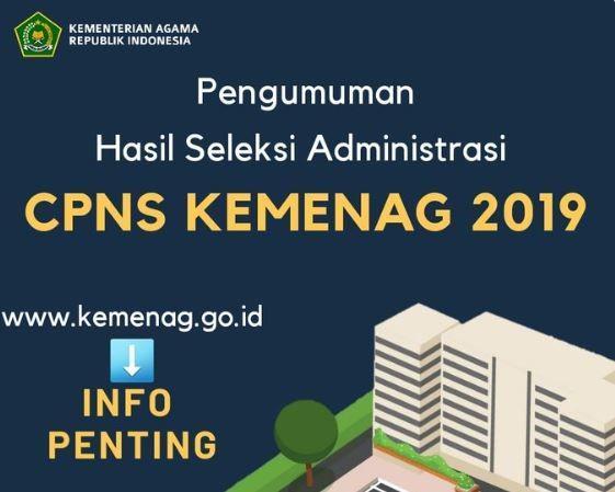 Kemenag Umumkan Hasil Seleksi CPNS 2019, Cek di Alamat Web Ini