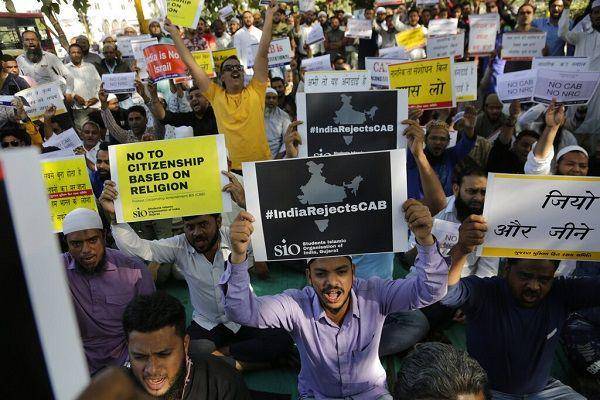 Situasi saat terjadi demo besar-besaran di India. Sumber: seattletimes.com