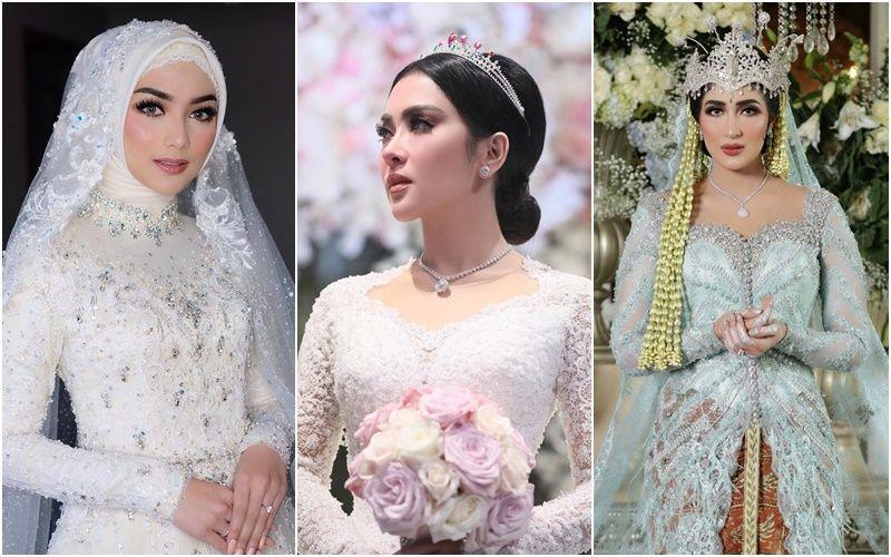 10 Ide Makeup Pernikahan Seleb Paling Flawless 2019, Adat & Modern