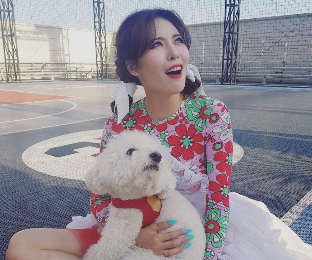 Kembali Adopsi Anjing, Ini 10 Potret HyunA Bareng Anjing Peliharaannya