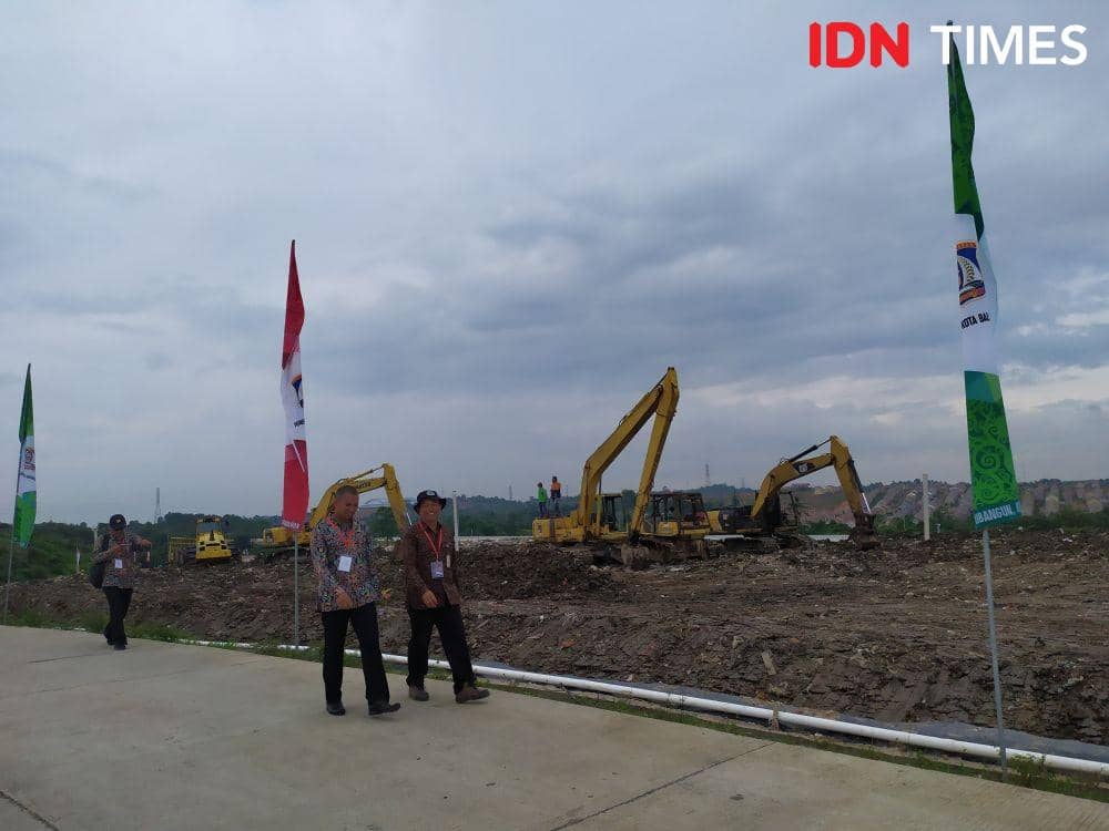 Lokasi TPAS Manggar yang disebut sebagai wadah pengolahan sampah terbaik dengan teknologi sanitary landfill (IDN Times/Yuda Almerio)