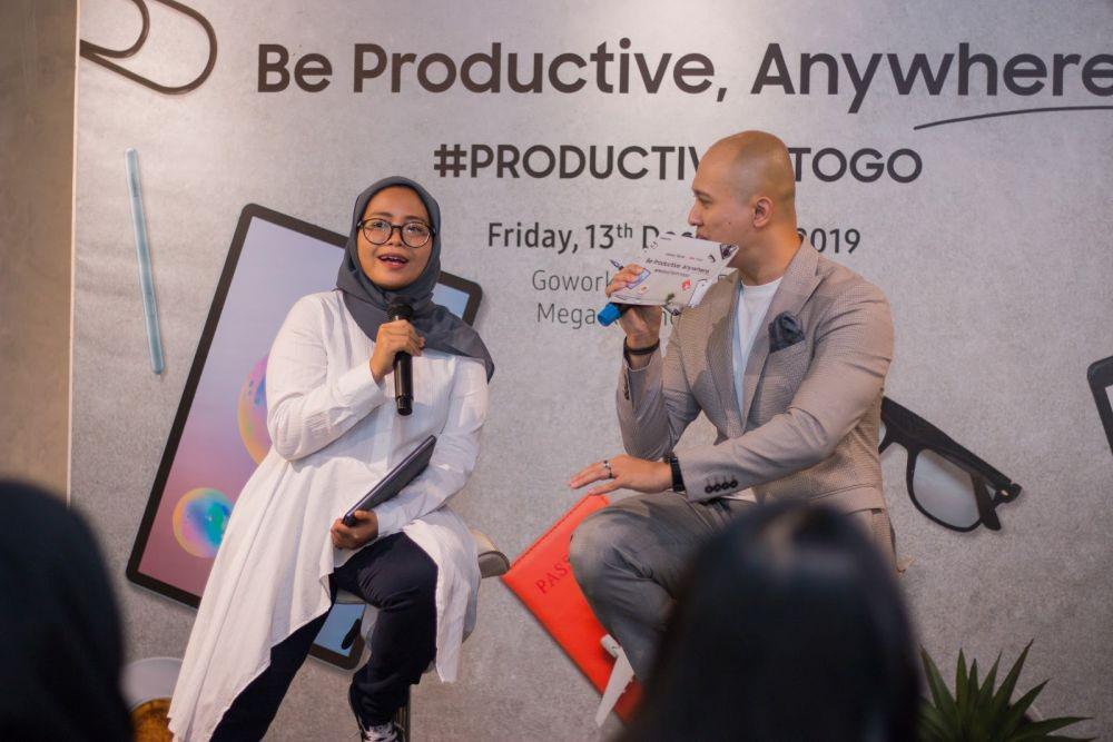 Keseruan Puty Puar Berbagi Tips Produktif dengan Samsung Galaxy Tab S6