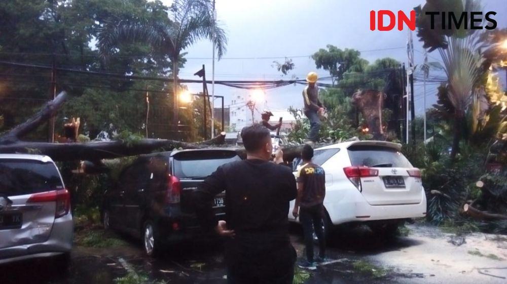 Pohon Tumbang di Bandung, Pria Ini Dicolek Makhluk Gaib dan Selamat
