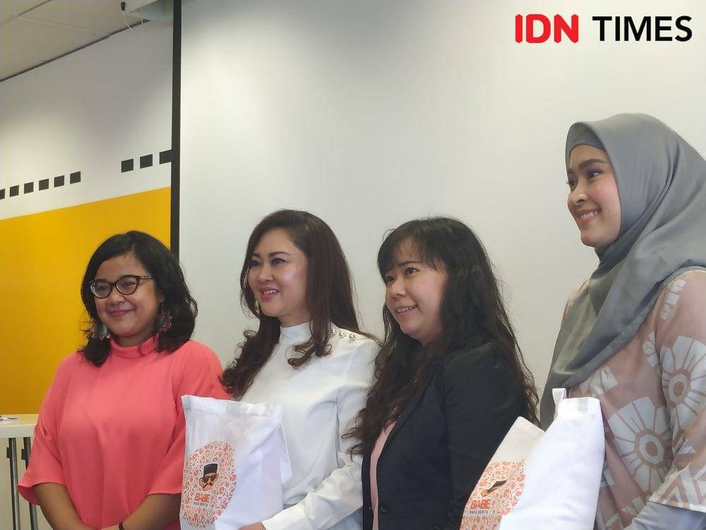 Happy Djarot dalam forum wanita ‘Ngumpul Asik’. 18 Desember 2019. IDN Times/Klara Livia