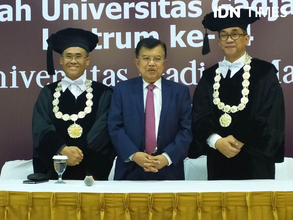 Berjuang seperti Sultan HB IX, UGM Beri Anugerah untuk Jusuf Kalla