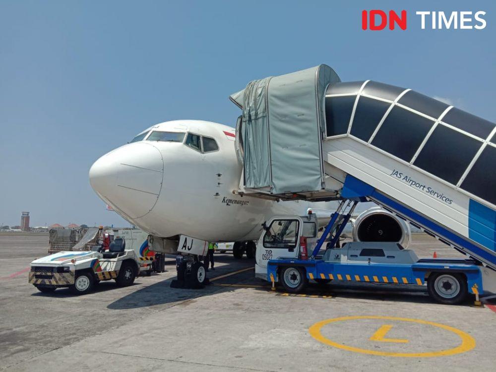 Extra Flight di Bandara Ngurah Rai Anjlok Drastis Jelang Nataru