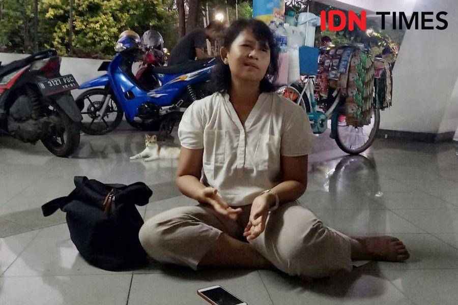 Luviana Ariyanti sedang berdiskusi di Taman Menteng. 29 November 2019. IDN Times/Febriyanti Revitasari