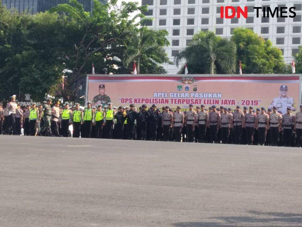 Operasi Lilin 2019 menjelang Natal 2019 dan Tahun Baru 2020 di Mapolda Metro Jaya, Kamis (19/12). (IDN Times/Axel Joshua Harianja)
