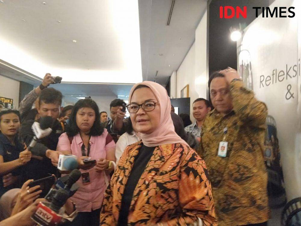 Kepala Badan POM RI Dr. Ir. Penny K. Lukito, MCP memberikan penjelasan pada media usai kegiatan Refleksi Kinerja 2019 dan Outlook 2020 di  Ballroom Fairmont Hotel, di Jakarta Pusat, Kamis (19/12) (IDN Times/Dini Suciatiningrum)