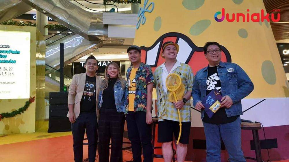 Launching Spongebob x Si Juki. duniaku.com/Adhitya Daniel