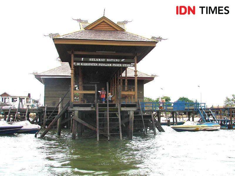 Pelabuhan Speed boat Penajam sebelum dilakukan renovasi menjadi satu - satu akses tercepat keluar dan masuk ke calon Ibu Kota Baru (IDN Times/ Istimewa)