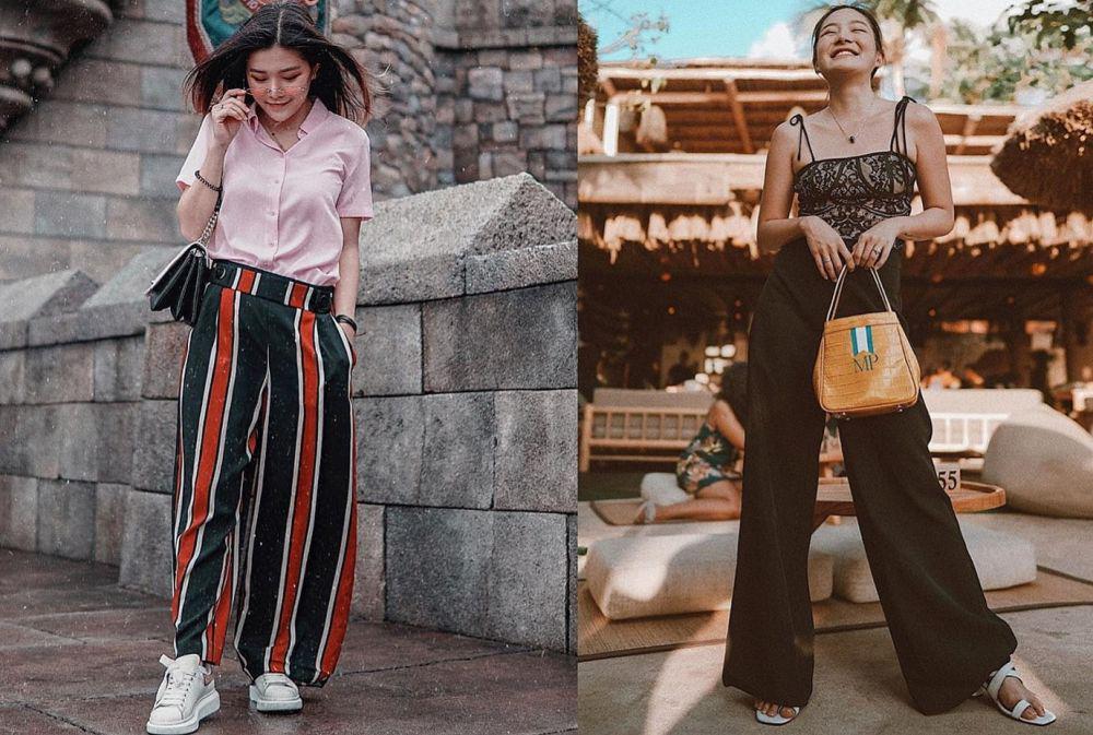 10 Ide Padu Padan Celana Wide Leg ala Michimomo, Trendi & Gak Monoton!