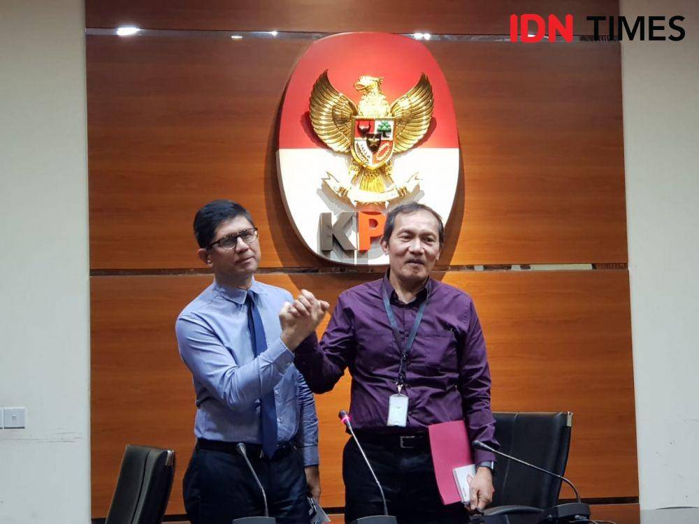 (Wakil Ketua KPK periode 2015-2019 Laode M. Syarif dan Saut Situmorang) IDN Times/Santi Dewi
