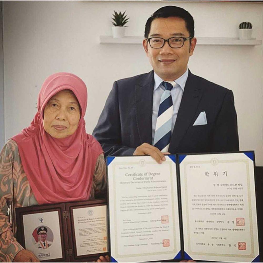 4 Nasihat Ibu Ridwan Kamil Sebelum Anaknya Menjabat Gubernur