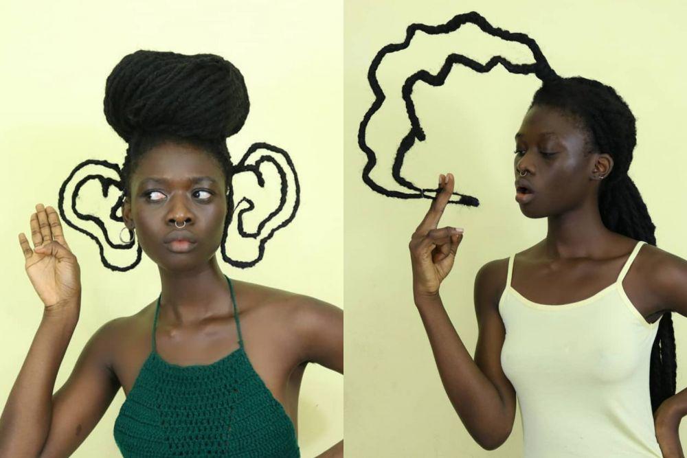 10 Gaya Rambut ala Laetitia Ini yang Nyentrik Abis, Berani Coba?