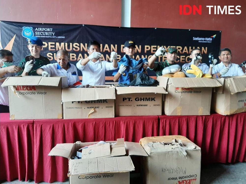 1.785 Barang Penumpang di Bandara Soekarno-Hatta Dimusnahkan