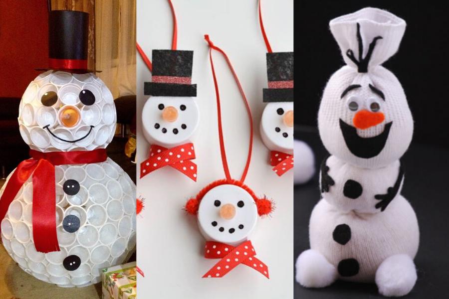 9 DIY Boneka Salju untuk Natal, Modal Gelas Plastik hingga Kaos Kaki