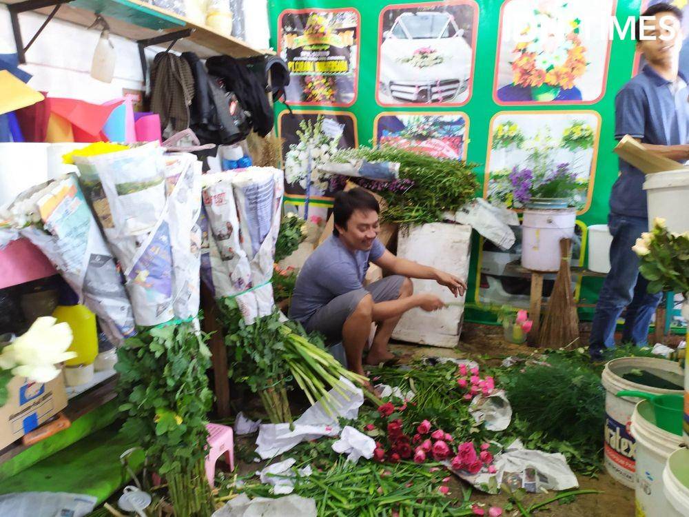 Lapak penjual bunga potong di Kotabaru, Yogyakarta. IDN Times/Siti Umaiyah