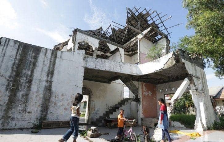Puing Tsunami Aceh 2004 (ANTARA FOTO/Irwansyah Putra)