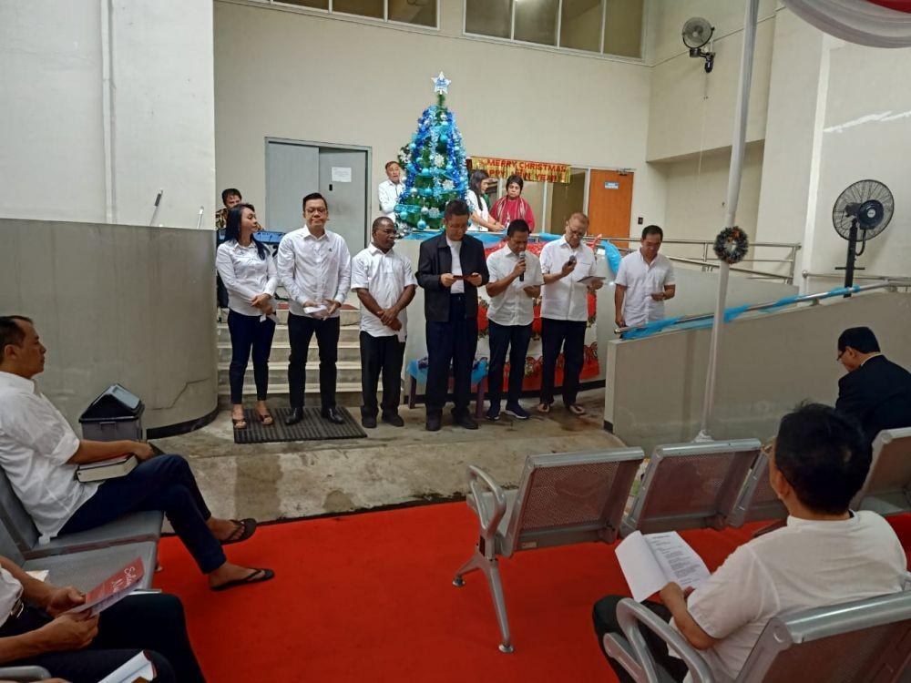 Tahanan KPK Laksanakan Kebaktian Natal di Rutan dengan Sederhana